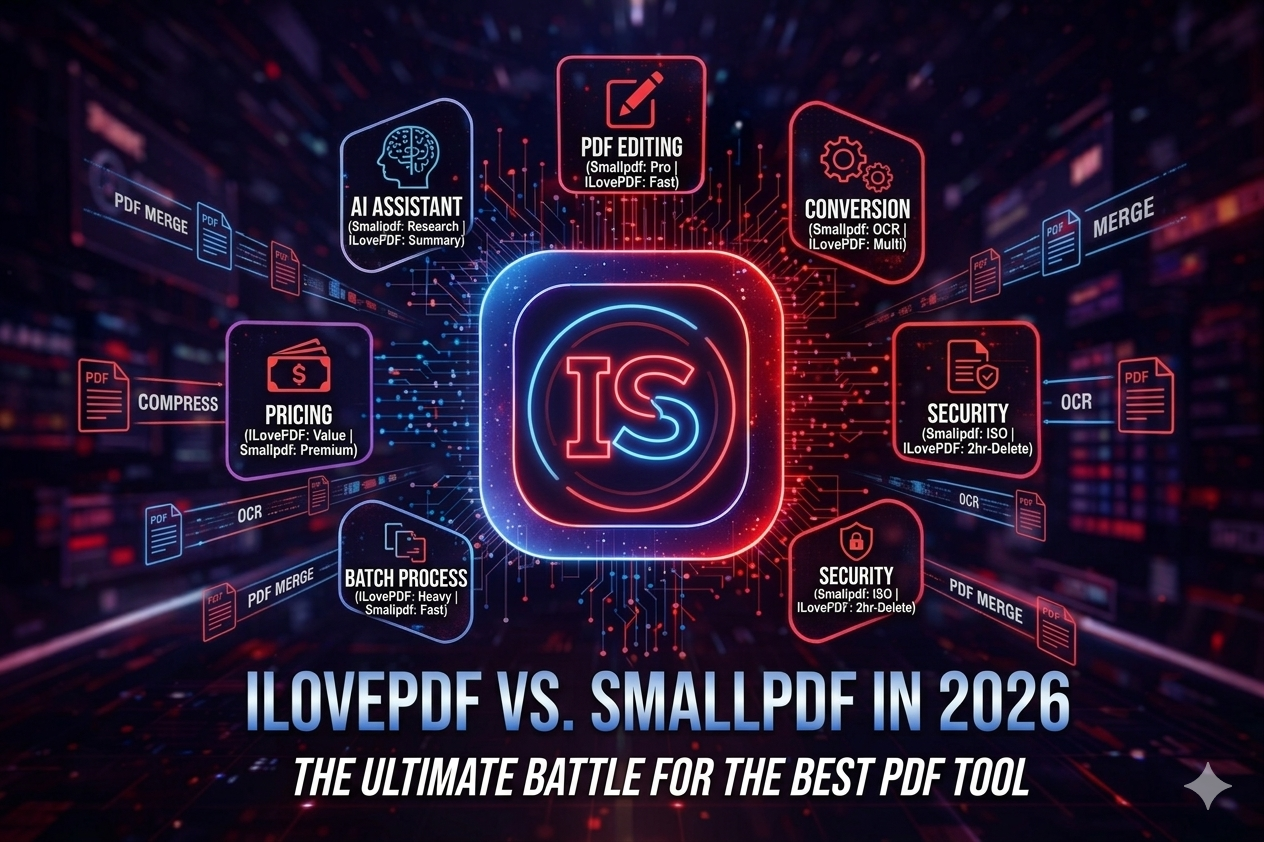 ILovePDF vs. Smallpdf in 2026: The Ultimate Battle for the Best PDF Tool