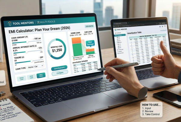 How to Use an EMI Calculator for Home & Car Planning in 2026