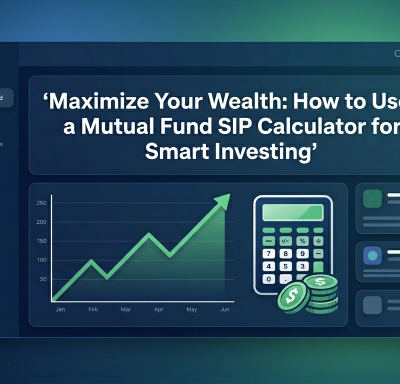Maximize Your Wealth: How to Use a Mutual Fund SIP Calculator for Smart Investing
