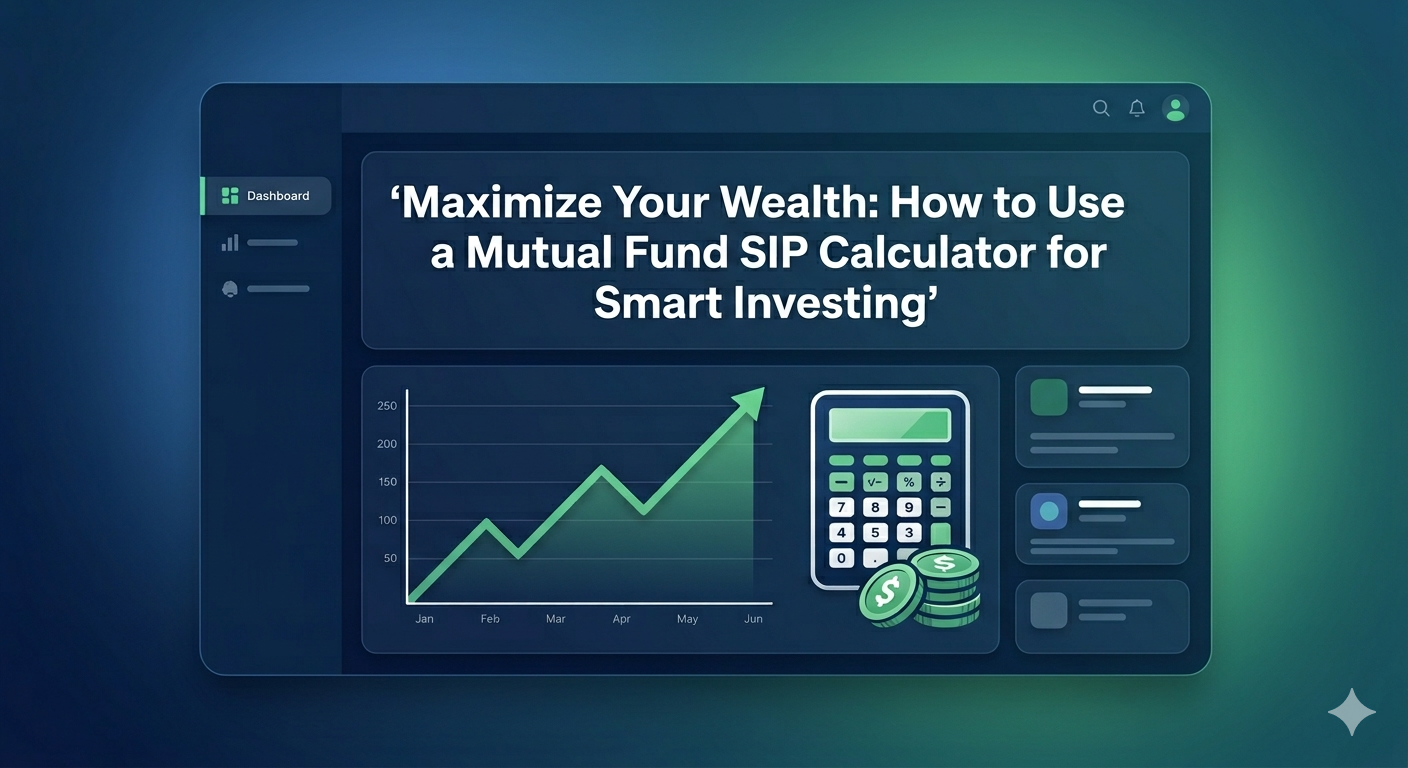 Maximize Your Wealth: How to Use a Mutual Fund SIP Calculator for Smart Investing