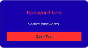 Tool Mentors Password Generator