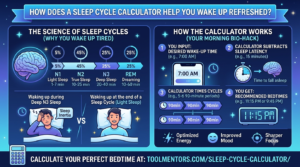 How Does a Sleep Cycle Calculator Help You Wake Up Refreshed