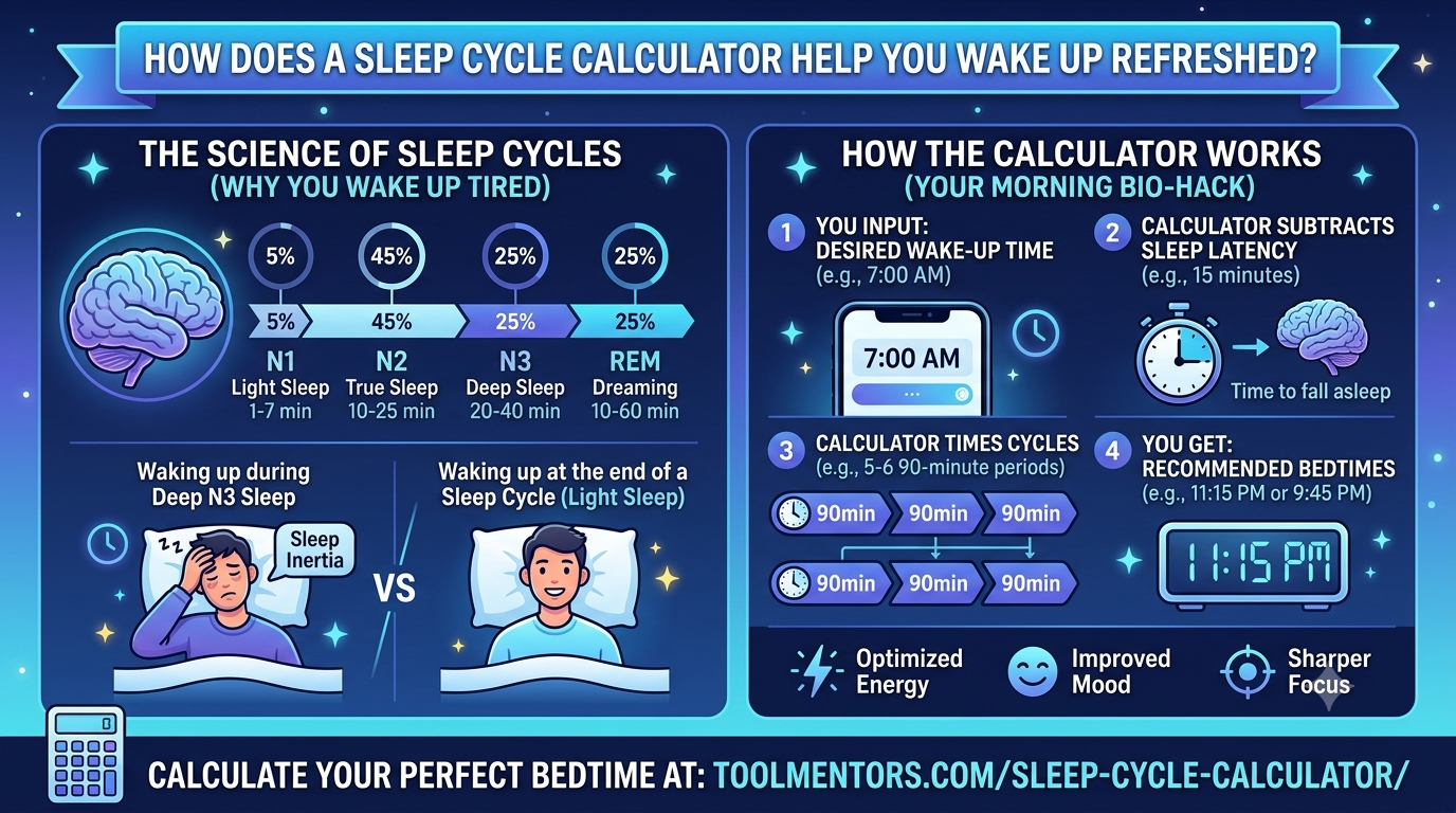 How Does a Sleep Cycle Calculator Help You Wake Up Refreshed?