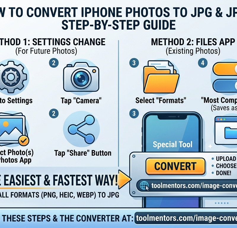 How To Convert iPhone Photos To JPG & JPEG