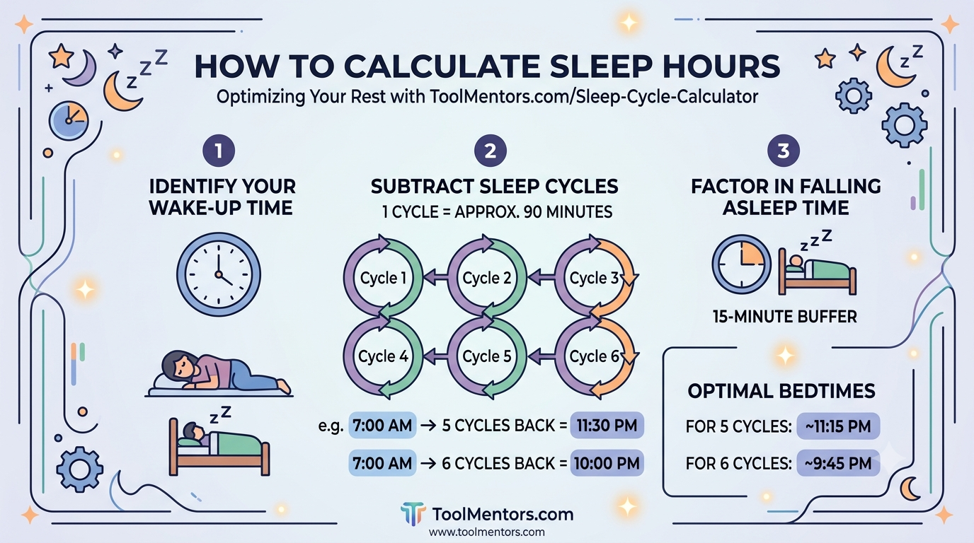 How do I calculate my sleep hours?