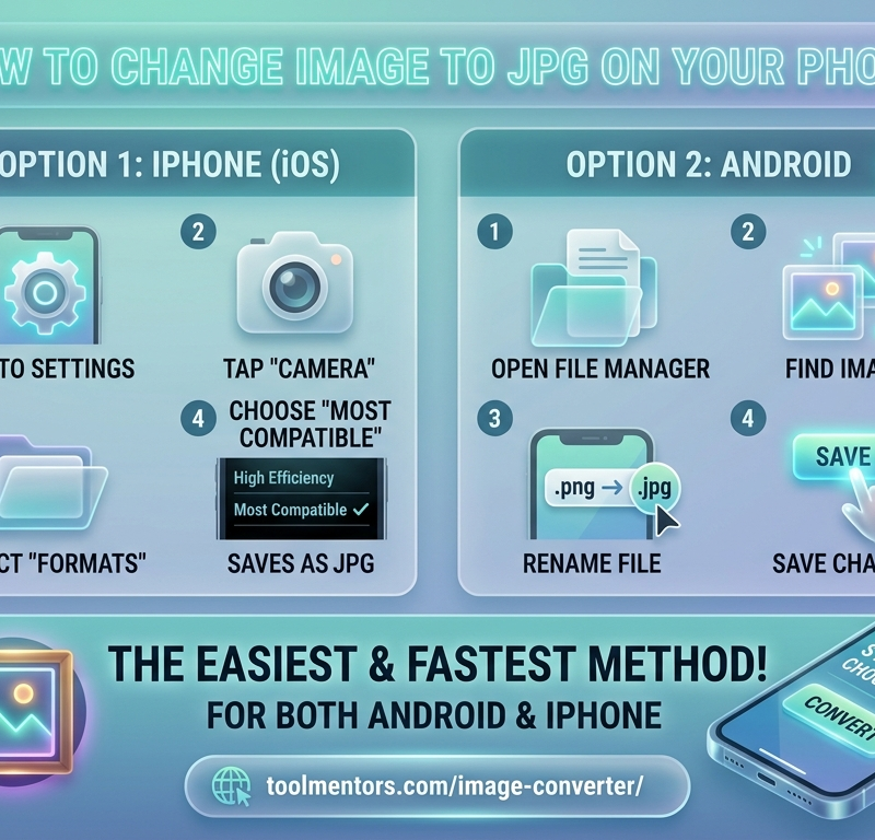 How to Convert an Image to JPG on iPhone