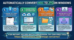 How to Convert HEIC to JPG on Windows Automatically