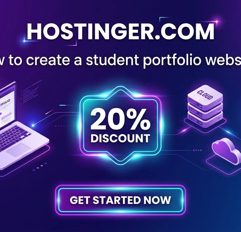 How to create a student portfolio website