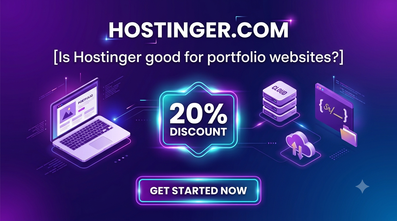 Is Hostinger good for portfolio websites?