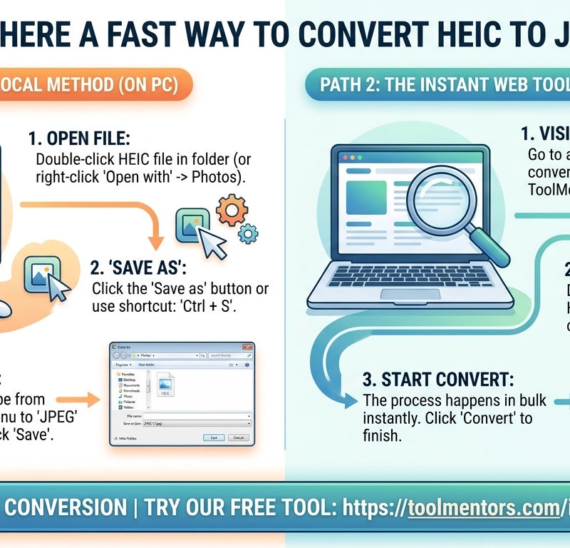Is There a Fast Way to Convert HEIC to JPG