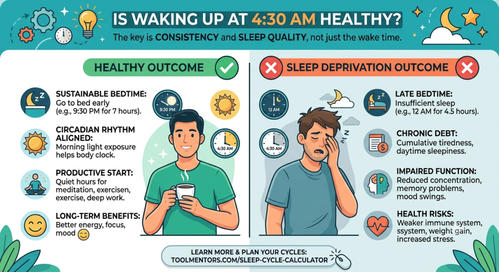 Is Waking Up at 430 AM Healthy