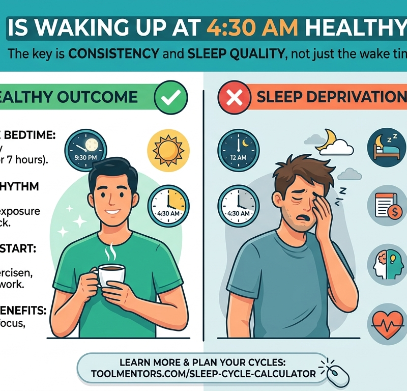 Is Waking Up at 430 AM Healthy