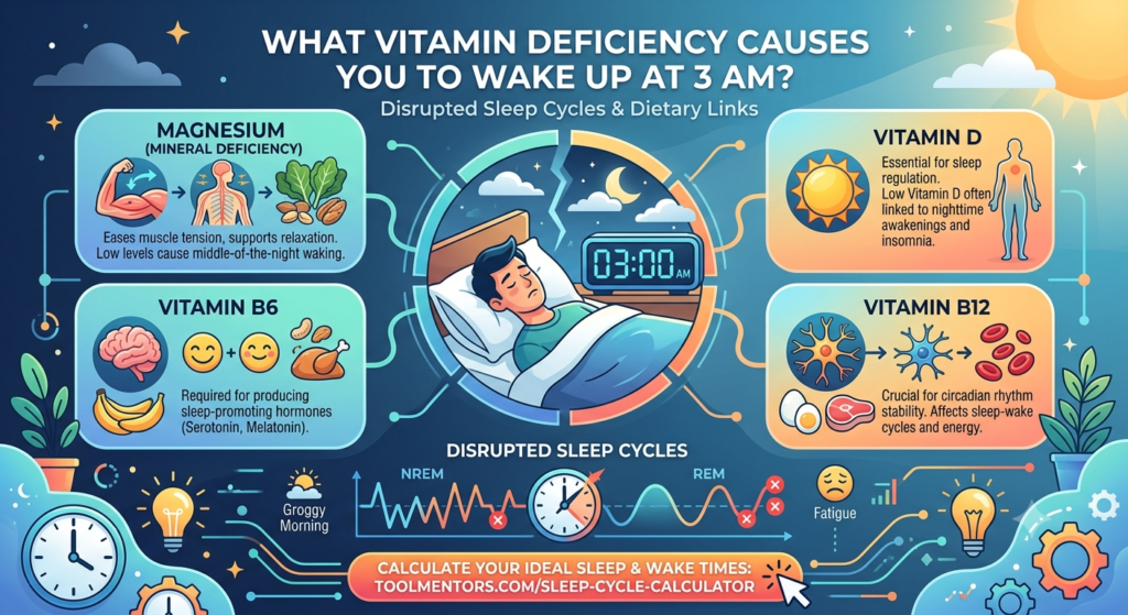 What Vitamin Deficiency Causes You to Wake Up at 3 AM