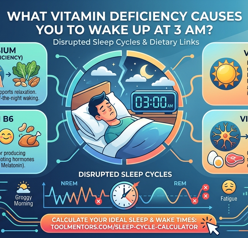 What Vitamin Deficiency Causes You to Wake Up at 3 AM