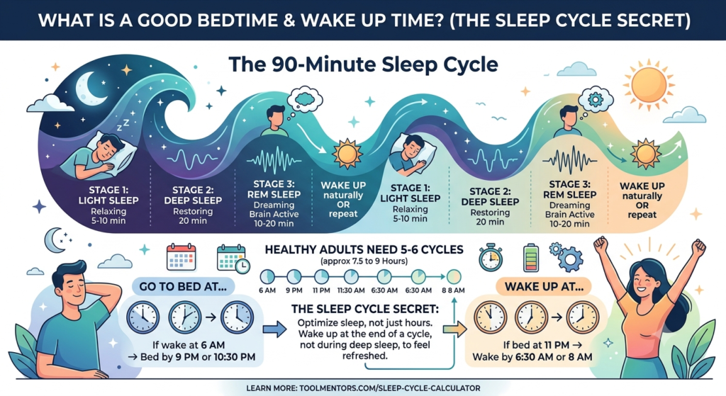 What is a Good Bedtime and Wake Up Time