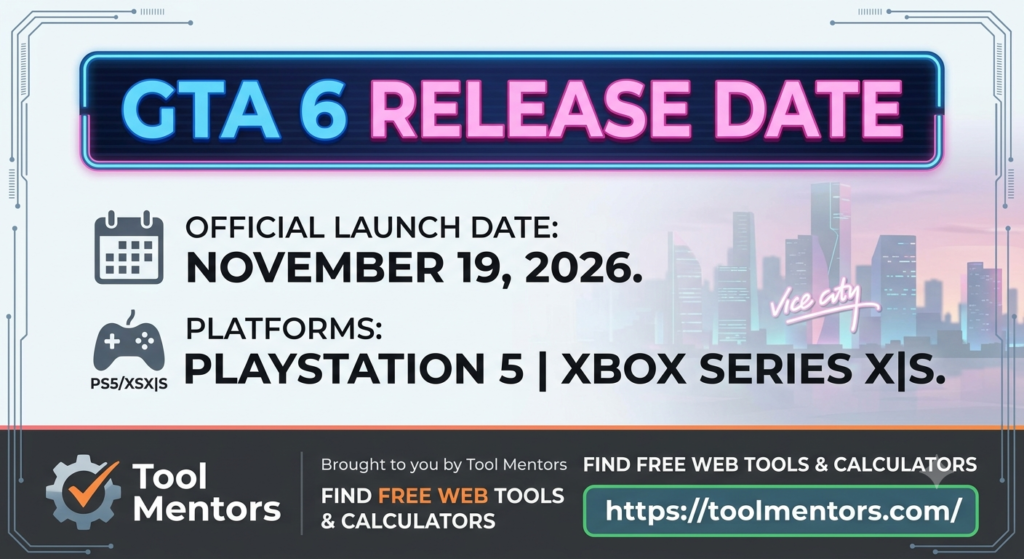 What is the GTA 6 release date?