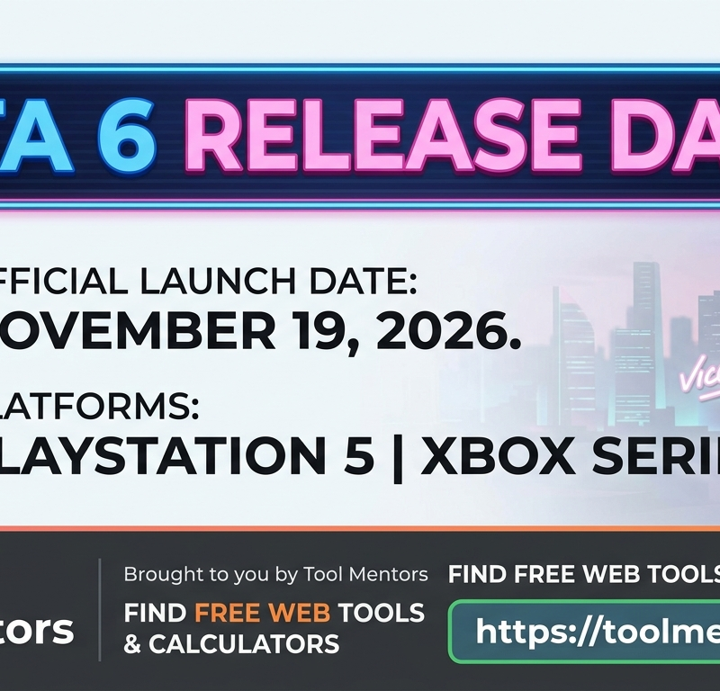 What is the GTA 6 release date?