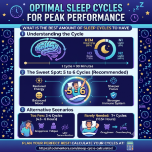 What is the best amount of sleep cycles to have