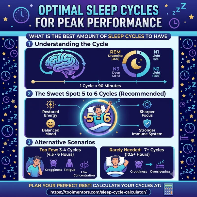 What is the best amount of sleep cycles to have