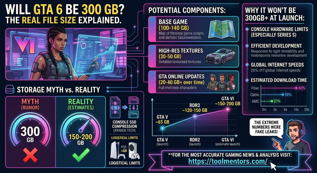 Will GTA 6 Be 300 GB