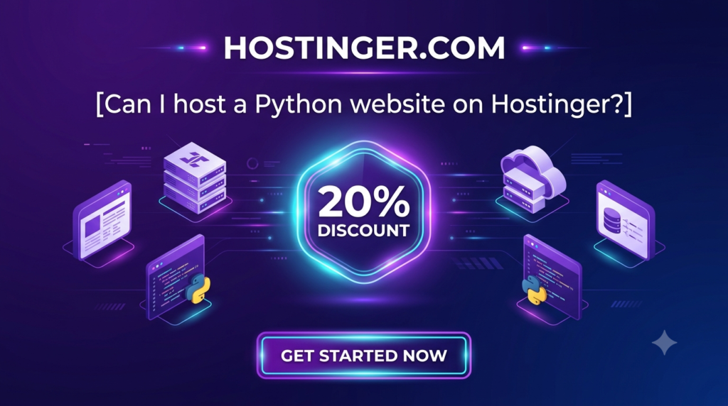 Can I host a Python website on Hostinger