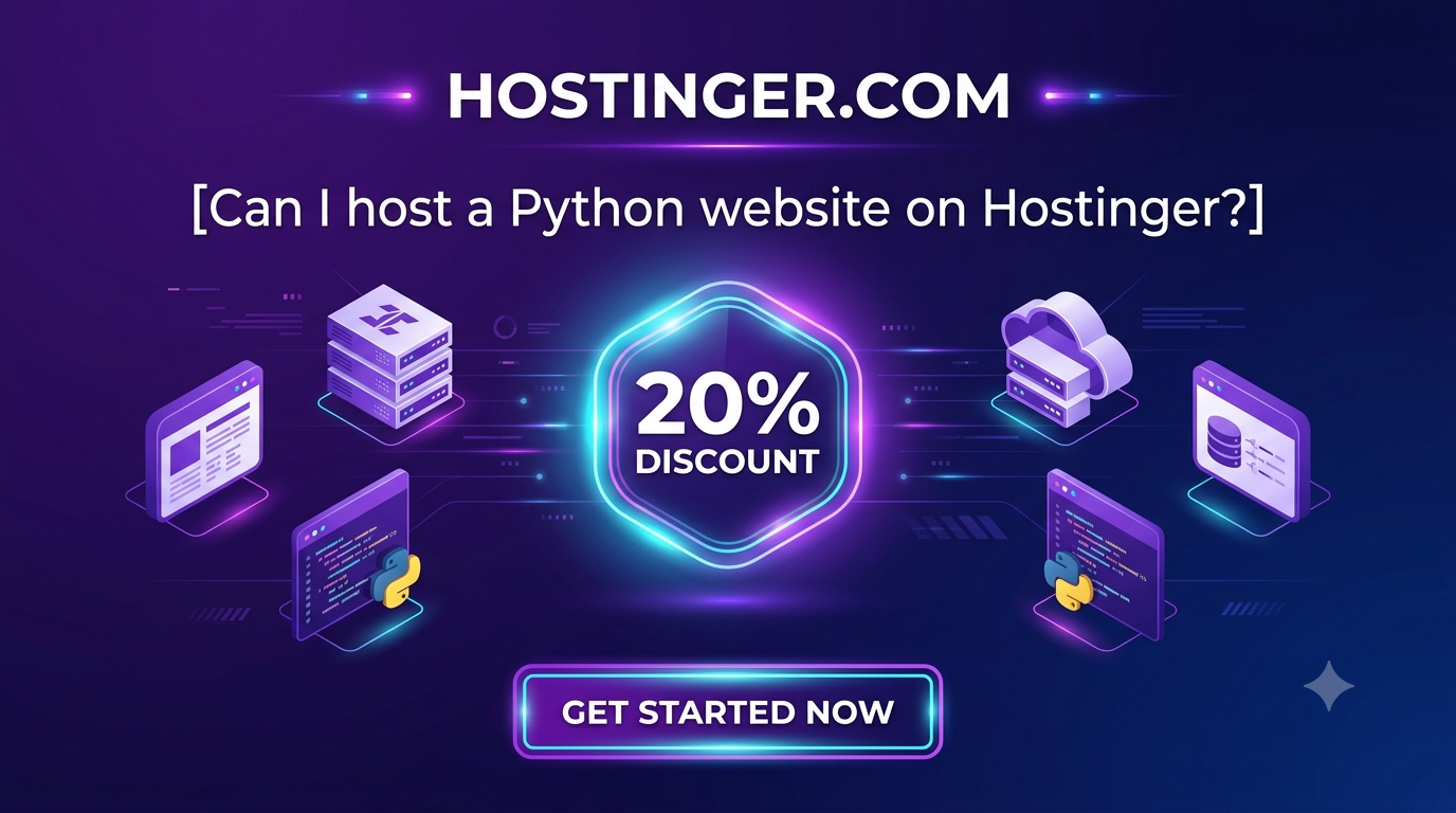 Can I host a Python website on Hostinger?