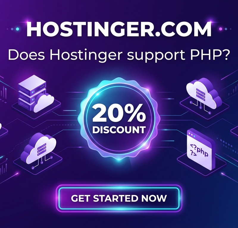 Does Hostinger support PHP