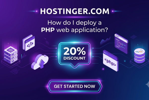 How do I deploy a PHP web application