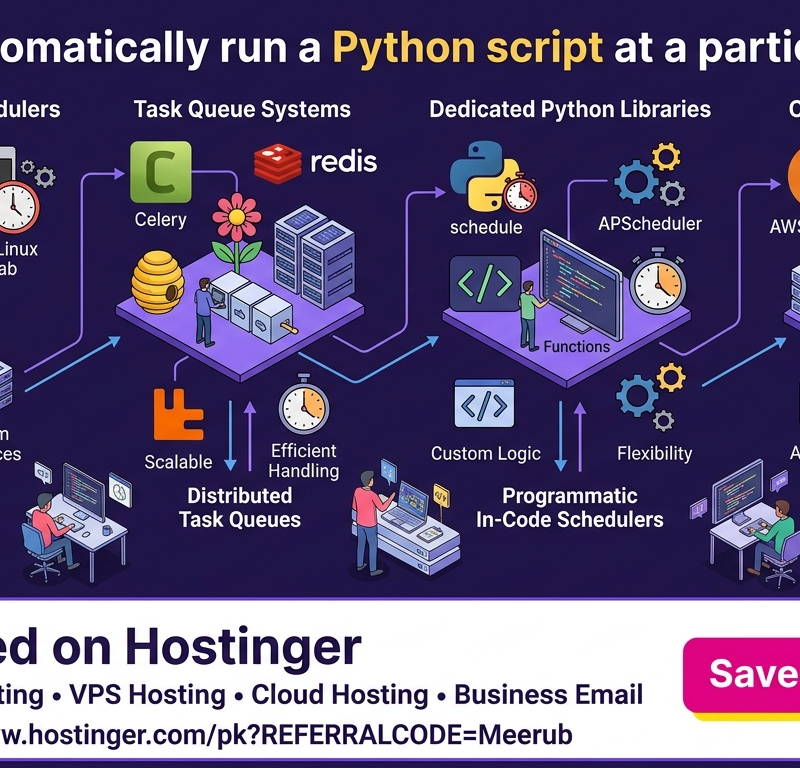 How to automatically run a Python script at a particular time