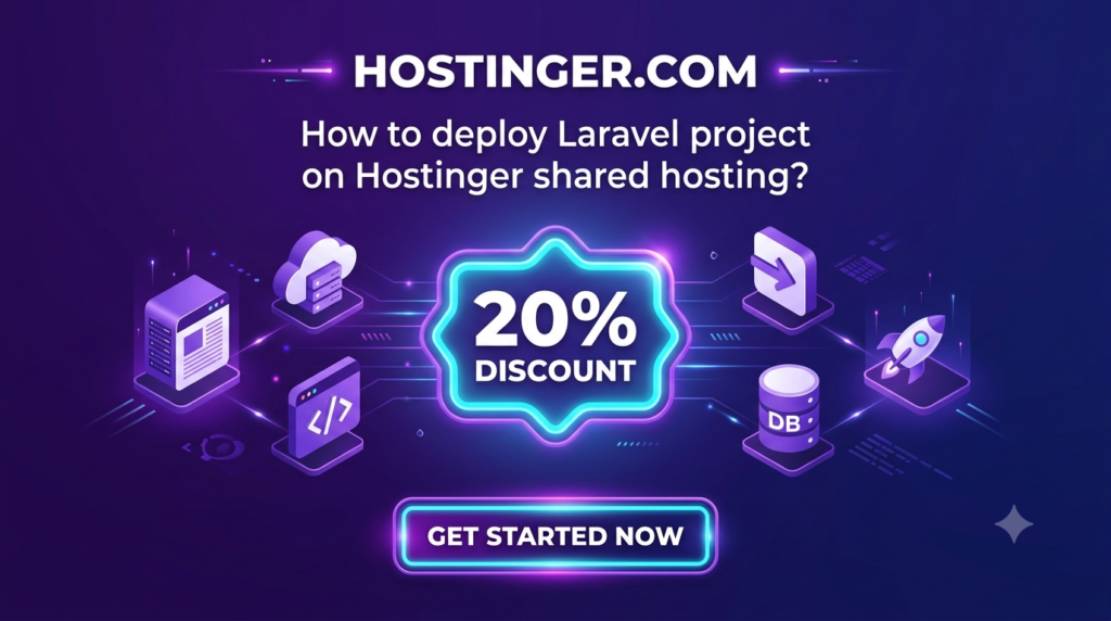 How to deploy Laravel project on Hostinger shared hosting