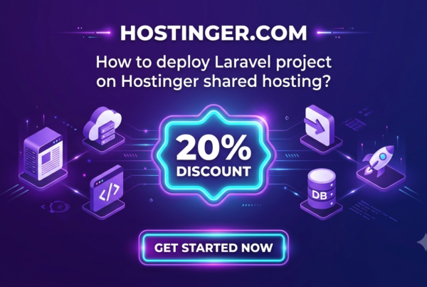How to deploy Laravel project on Hostinger shared hosting