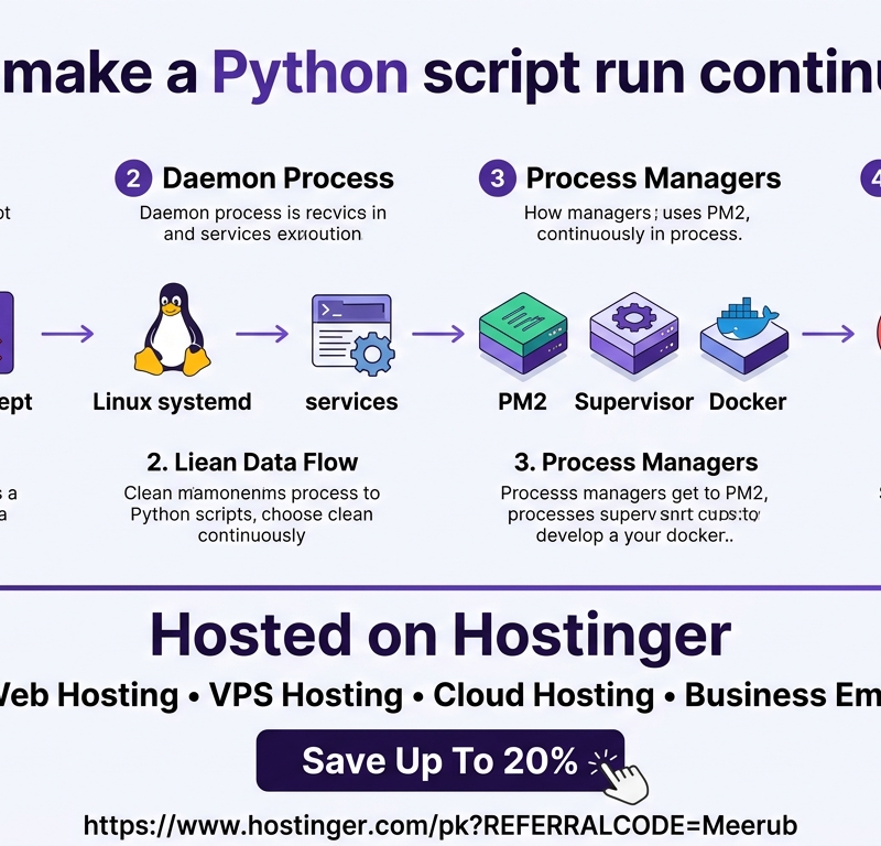 How to make a Python script run continuously