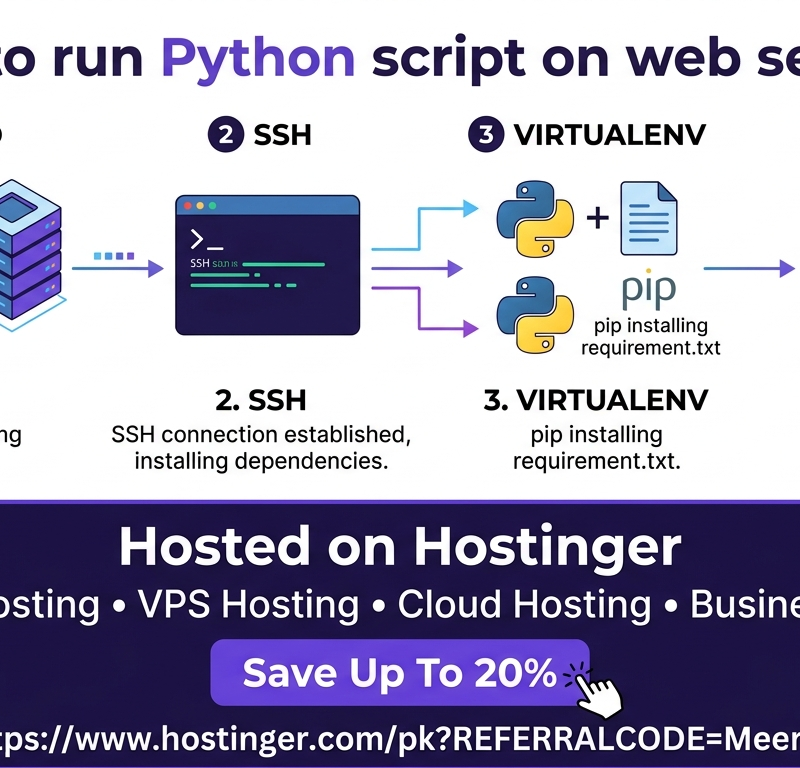 How to run Python script on web server