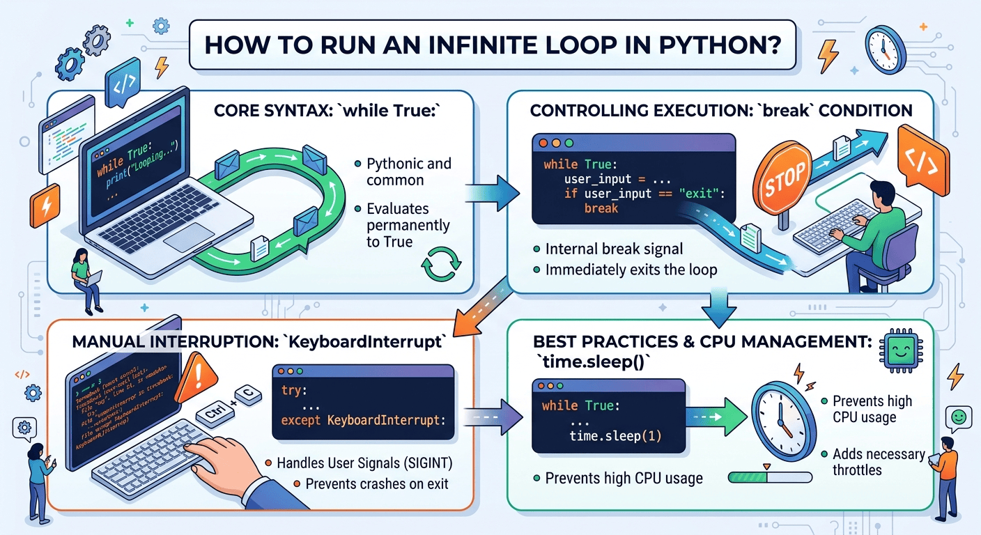 How to run an infinite loop in Python?