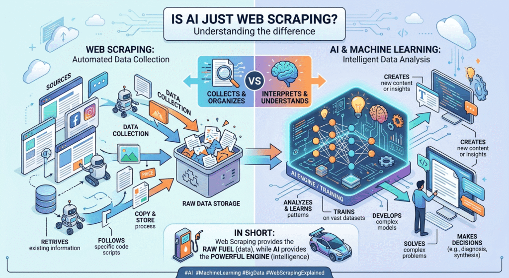 Is AI just web scraping