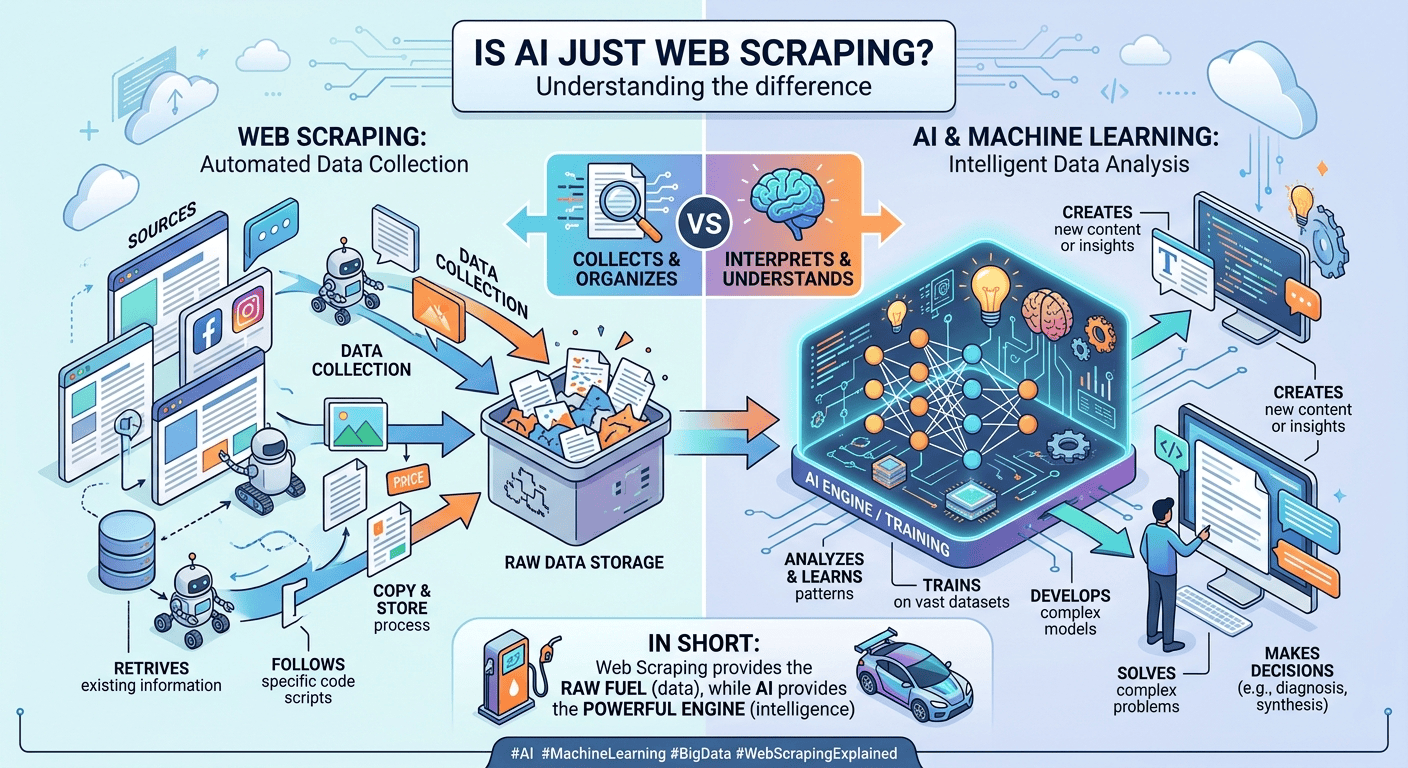 Is AI just web scraping?