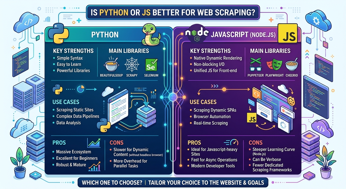 Is Python or JS Better for Web Scraping? The Ultimate Developer Guide