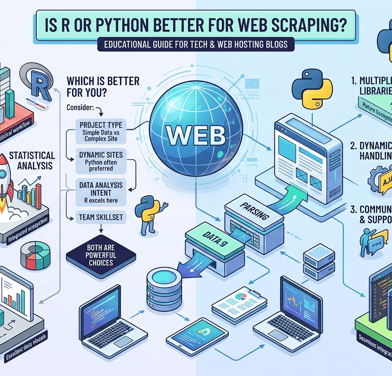 Is R or Python better for web scraping