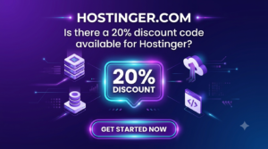 Is there a 20% discount code available for Hostinger