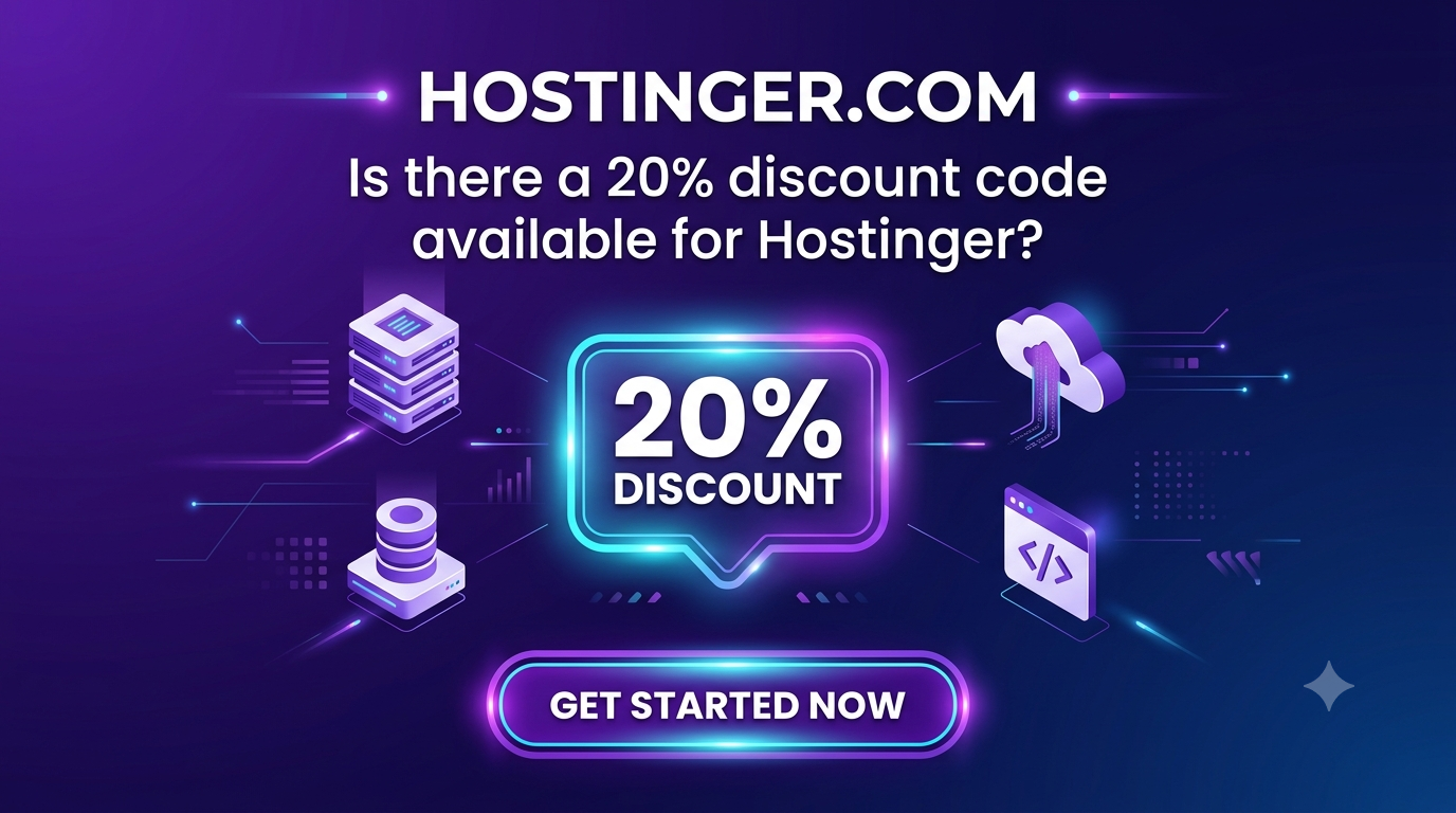 Is there a 20% discount code available for Hostinger?