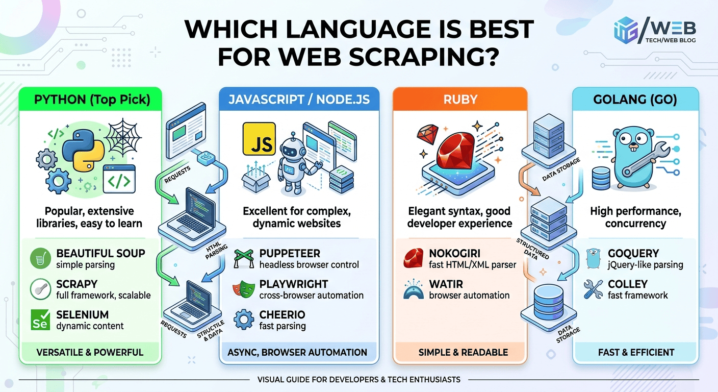 Which language is best for web scraping?