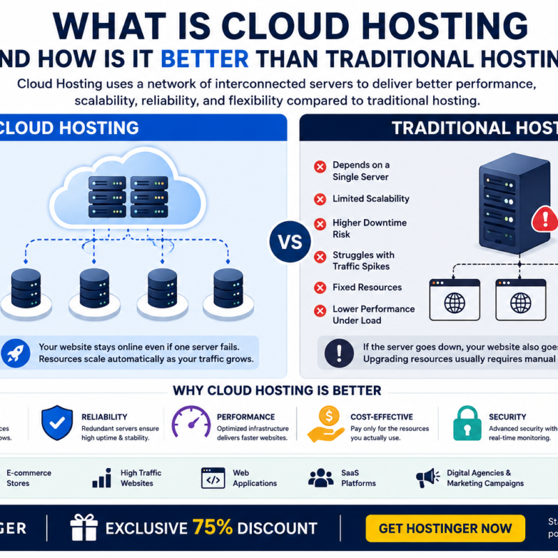 Cloud hosting vs traditional hosting