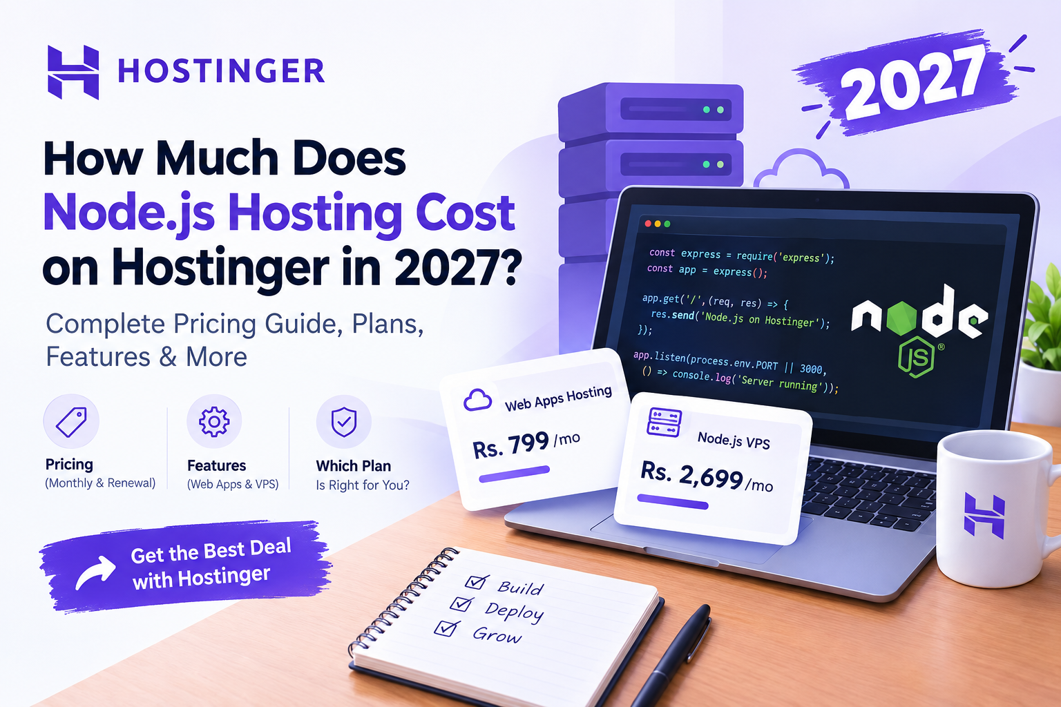 How Much Does Node.js Hosting Cost on Hostinger in 2027? A Complete Pricing Guide