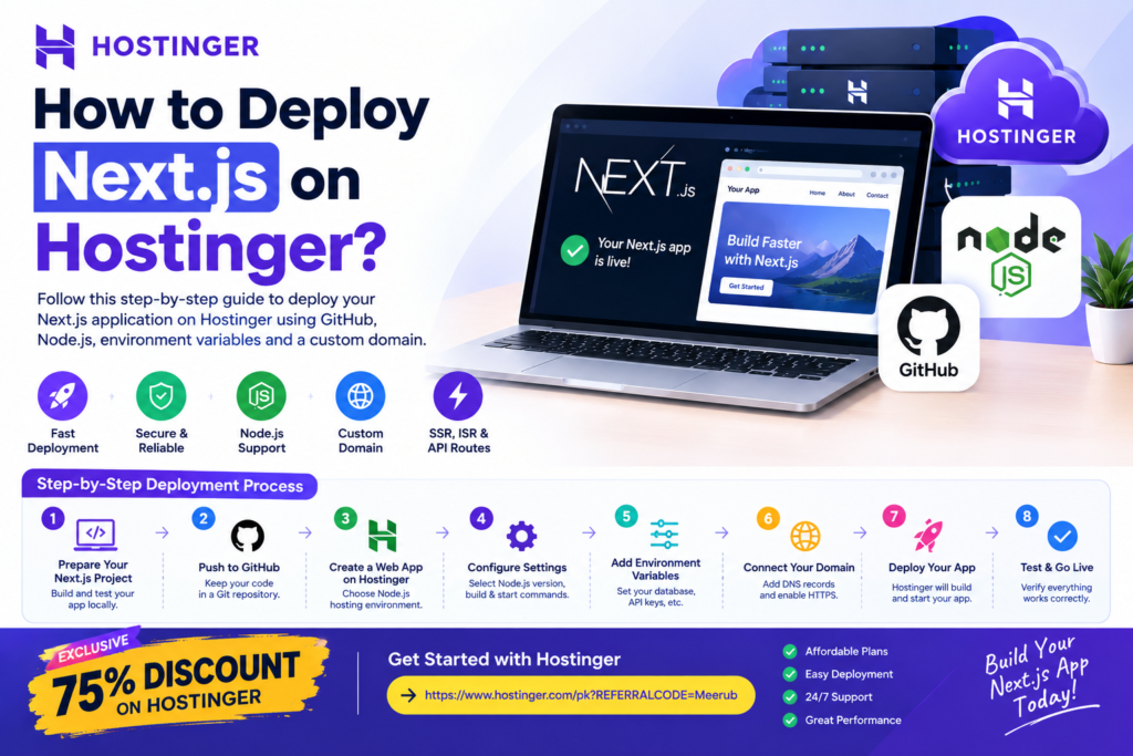 How do I deploy my Next.js app on Hostinger
