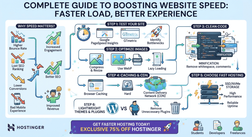 How to reduce website loading speed
