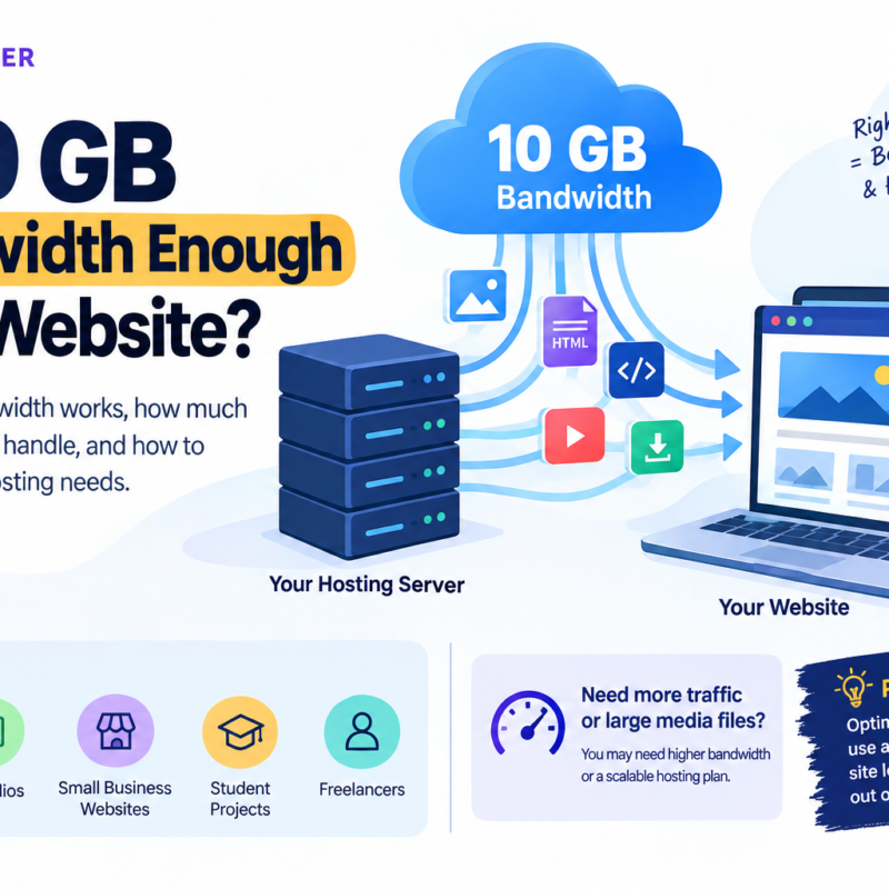 Is 10 GB bandwidth enough for a website