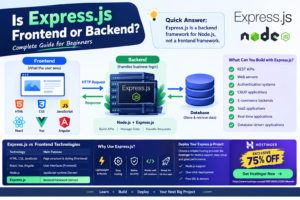 Is Express js frontend or backend