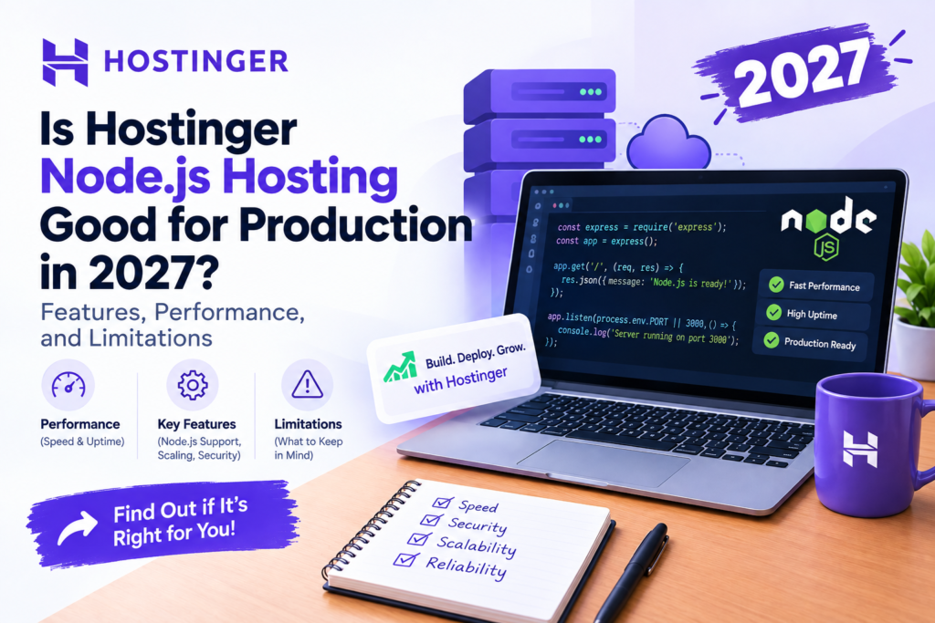 Is Hostinger Node.js Hosting Good for Production in 2027 Features, Performance, and Limitations