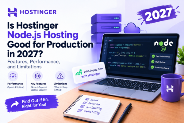 Is Hostinger Node.js Hosting Good for Production in 2027 Features, Performance, and Limitations