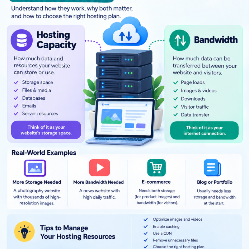 What Is the Difference Between Hosting Capacity and Bandwidth